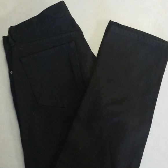 Women's black button fly jeans - Picture 4 of 5